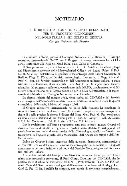 Copertina articolo #18 Bollettino SIFET ANNO: 1964 n.2